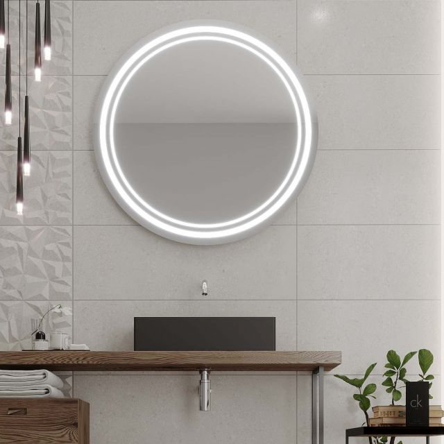 Okruglo ogledalo s LED osvjetljenjem C5 premium
